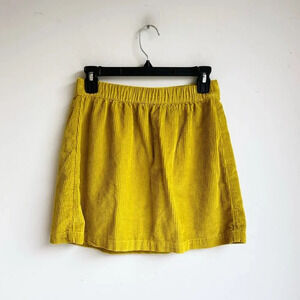 American Eagle Outfitters Yellow Mini Skirt